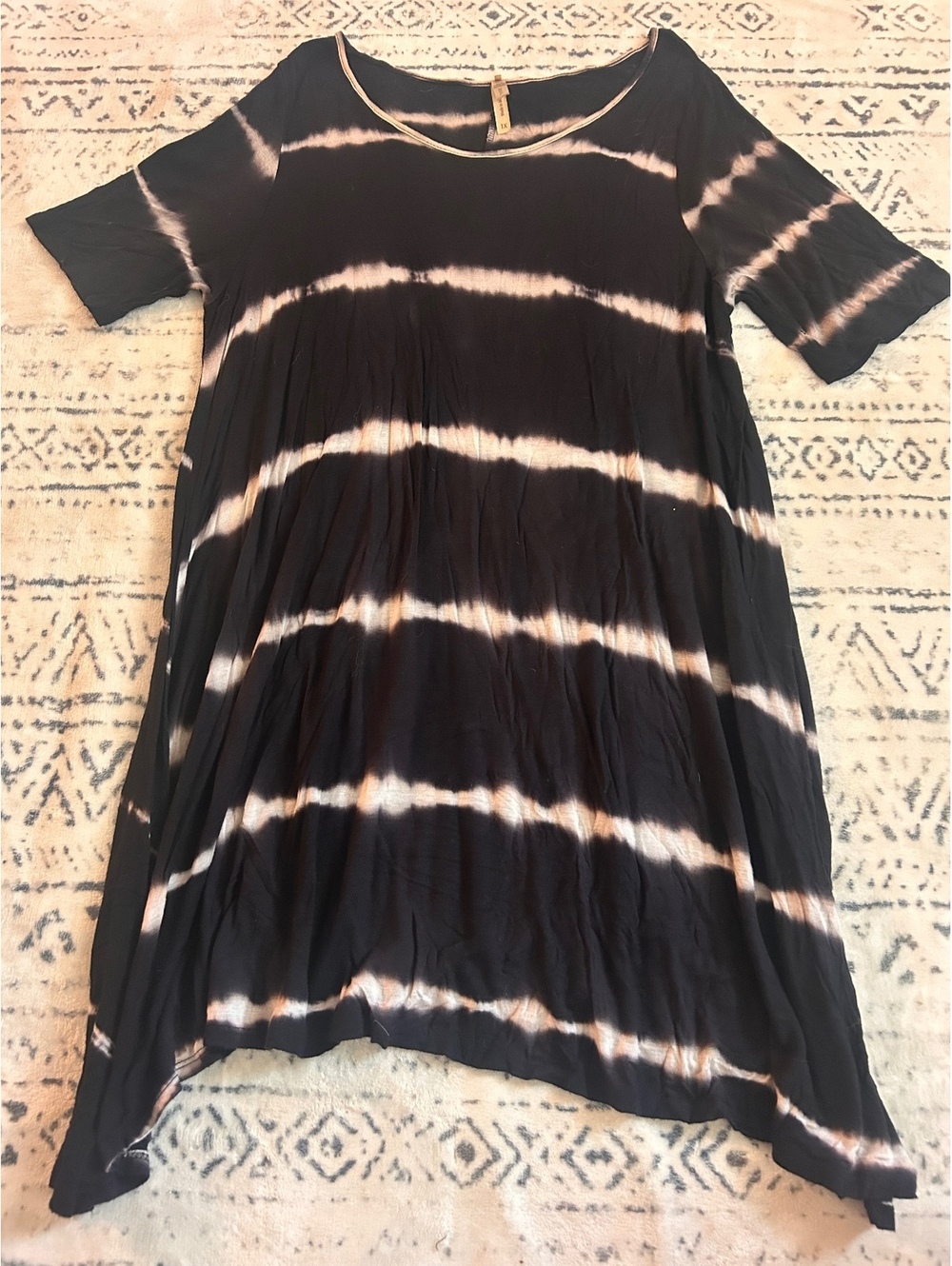 Jesse & J Women's Tie-Dye Tunic Dress 1X